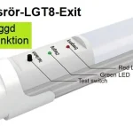 LED Lysrör Industri-LGT8-Exit