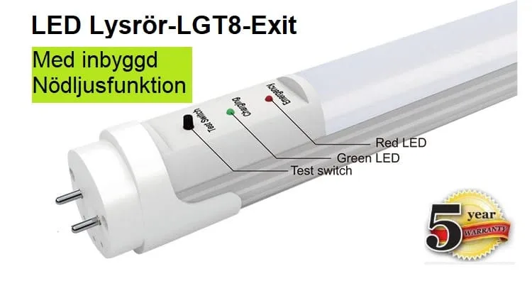 LED Lysrör Industri-LGT8-Exit