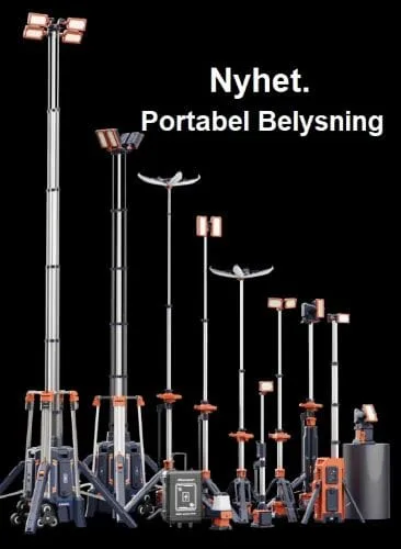 Industribelysning LED-Portabel Belysning