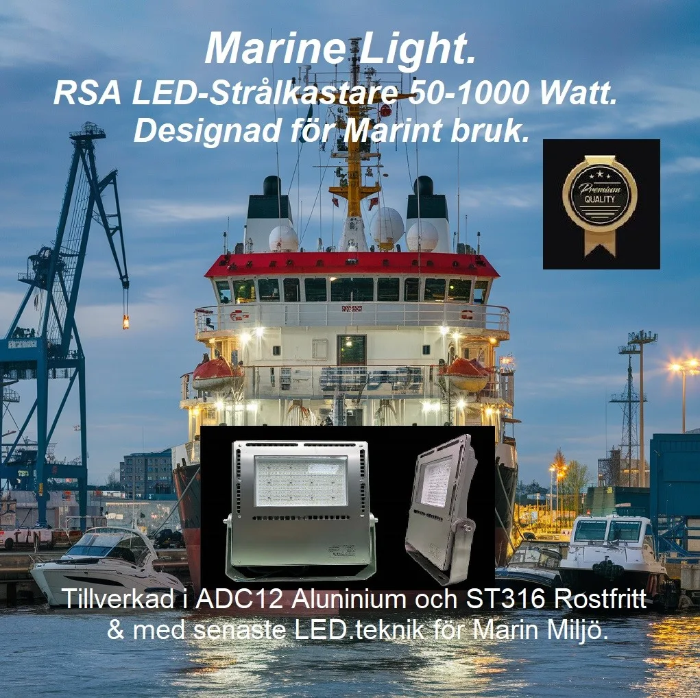 Marin RSA-LED Strålkastare